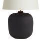 Black Ceramic Table Lamp Base image number 0