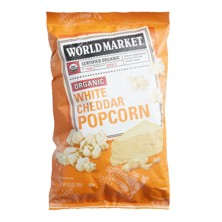 World Market® Organic White Cheddar Popcorn image number 1