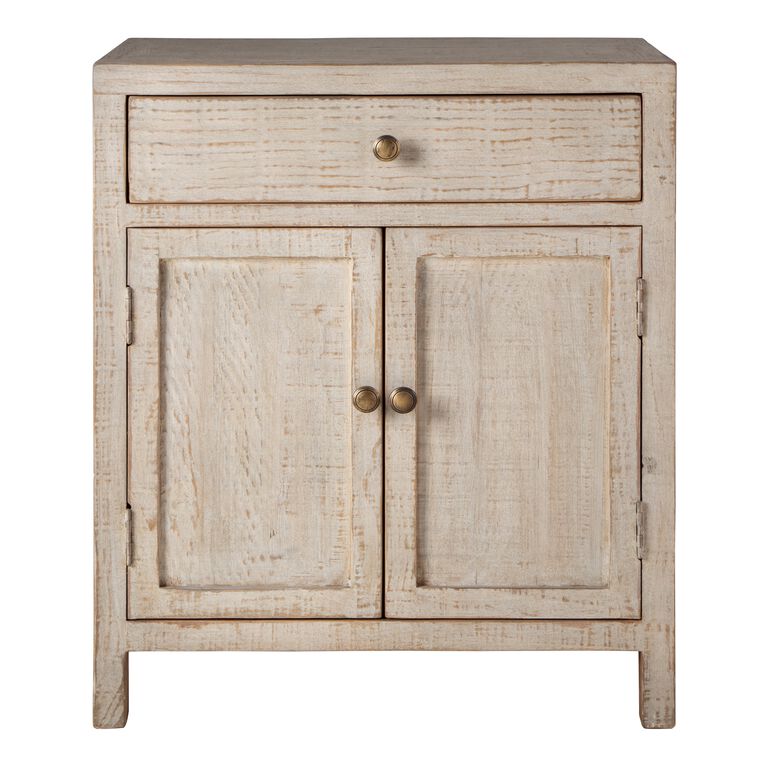 Duarte Small Reclaimed Pine Farmhouse Storage Cabinet image number 2