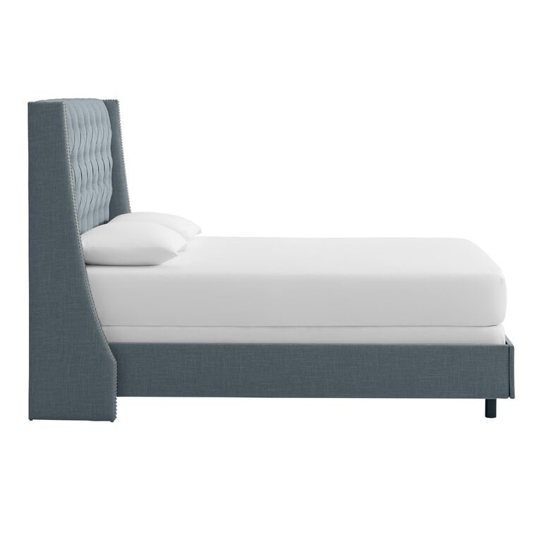 Linen Kellerman Upholstered Bed image number 3