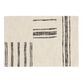 Ivory and Black Rustic Stripe Patch Placemats Set of 4 image number 0