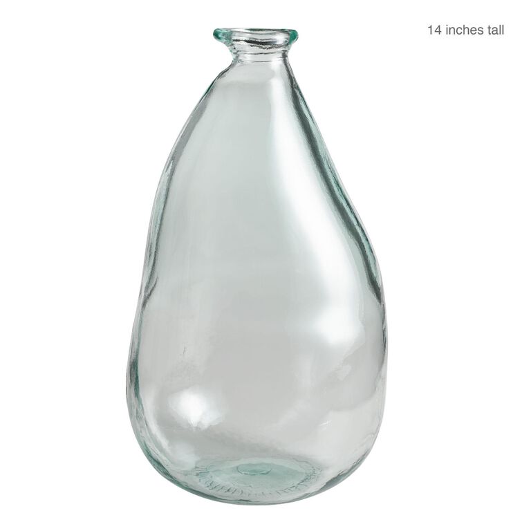 Barcelona Clear Recycled Glass Vase image number 6