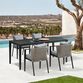 Lamia Black Metal Outdoor Dining Table image number 5