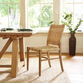 Amolea Wood and Rattan Dining Chair Set of 2 image number 1