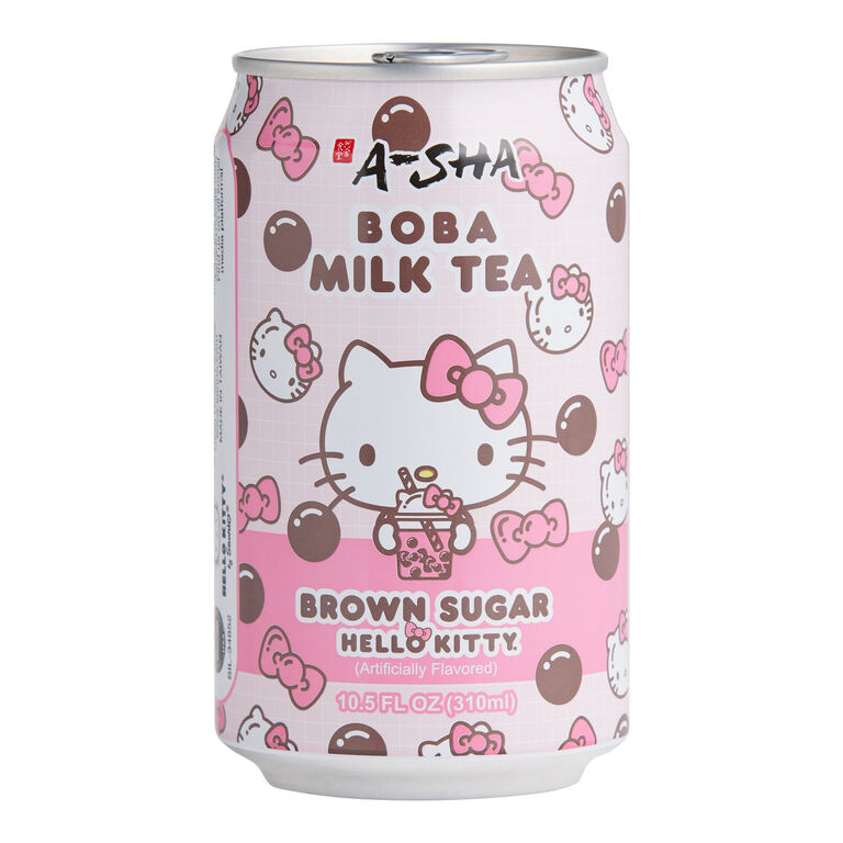 A-Sha Hello Kitty Brown Sugar Boba Milk Tea image number 1