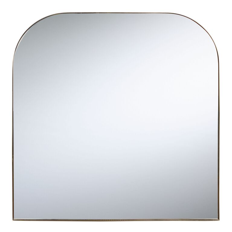 Mira Arched Metal Vanity Wall Mirror image number 1