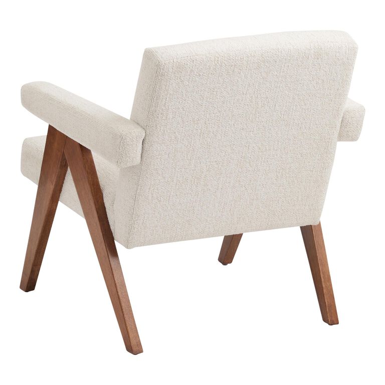 Braxton Ivory Flax Boucle A Frame Upholstered Chair image number 4