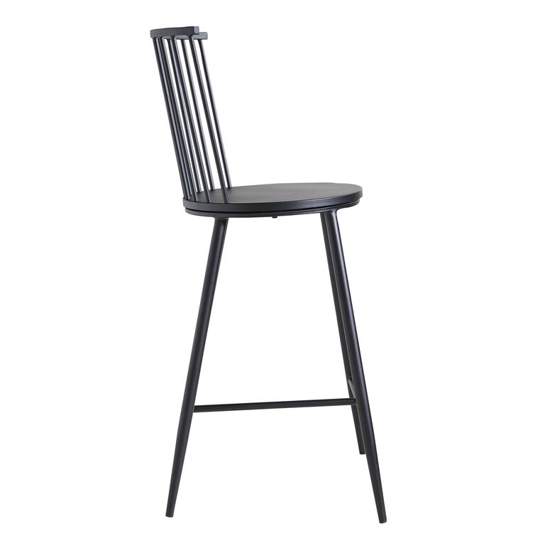 Neal Black Steel Counter Stool image number 3
