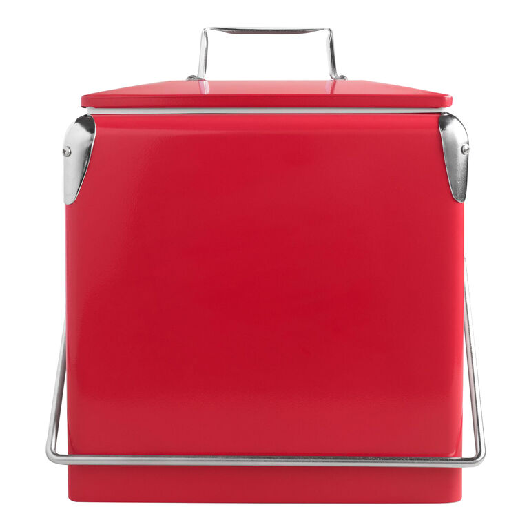 Retro Legacy Red Stainless Steel Drink Cooler image number 3