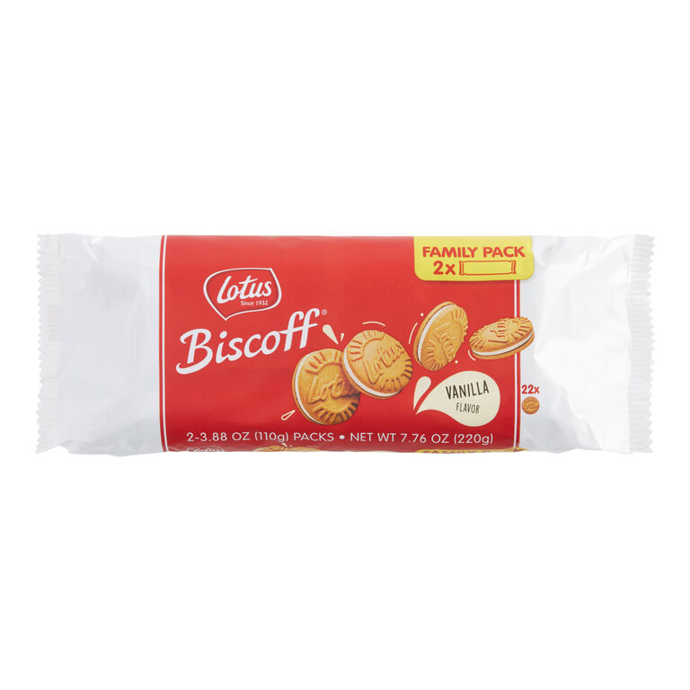 Lotus Biscoff Cream Sandwich Cookies Family Size image number 1