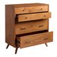 Brewton Acorn Wood Dresser With Pullout Tray image number 4
