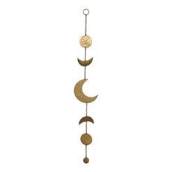 Gold Metal Moon Phases Hanging Decor