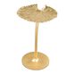 Garfield Gold Metal Lily Leaf Side Table image number 3