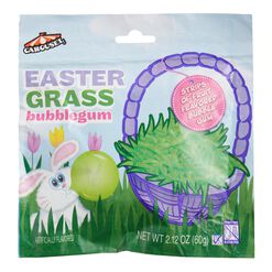 Easter Grass Bubble Gum Pouch Set Of 6