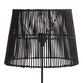 Black Rattan Table Lamp Shade image number 0