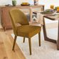 Paulette Velvet Upholstered Dining Chair Set of 2 image number 1