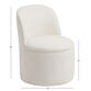 Mirah Round Upholstered Swivel Dining Chair image number 5