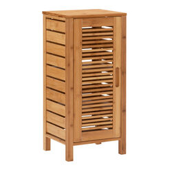 Sven Natural Bamboo Single Storage Cabinet