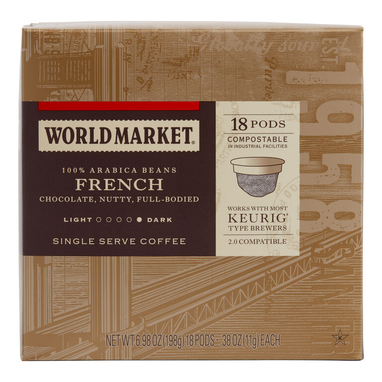 World Market® French Roast Coffee Pods 18 Count image number 1