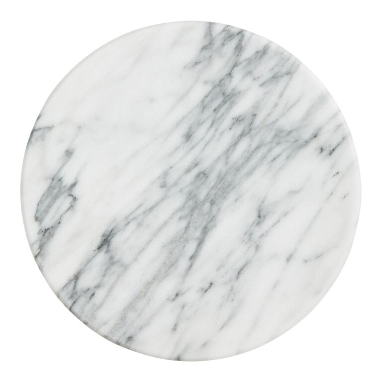 White Marble Lazy  Susan image number 2