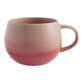 Oversized Muted Ombre Reactive Glaze Ceramic Mug image number 0