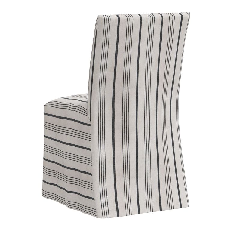 Landon Print Slipcover Dining Chair image number 6