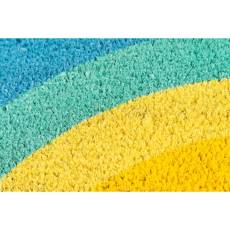Hello Sunshine Rainbow Coir Doormat image number 3