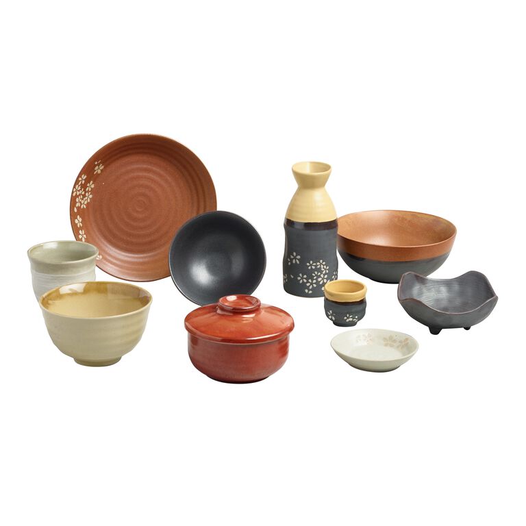 Fuji Rimmed Ceramic Teacup Set Of 4 image number 2