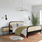 Leith Wood and Rattan Cane Platform Bed image number 1