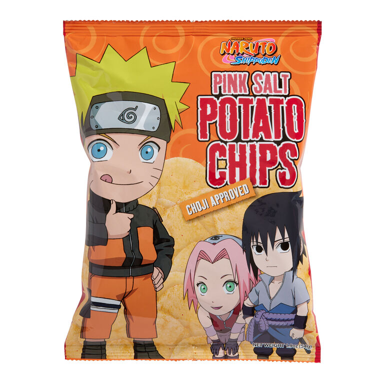Naruto Pink Salt Potato Chips image number 1
