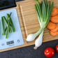 Dexas Prep and Weigh Bamboo Cutting Board with Digital Scale image number 2