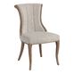 Channel Back Upholstered Dining Chairs Set Of 2 image number 0
