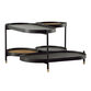 Bulmer Black Wood And Rattan Multi Surface Coffee Table image number 0