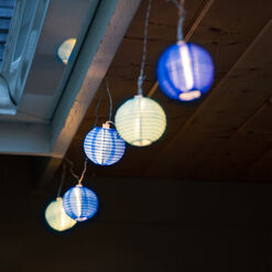Glow Nylon Solar LED 10 Bulb String Lights