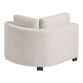 Hayes Cream Modular Sectional Right Facing Cuddle Chair image number 3