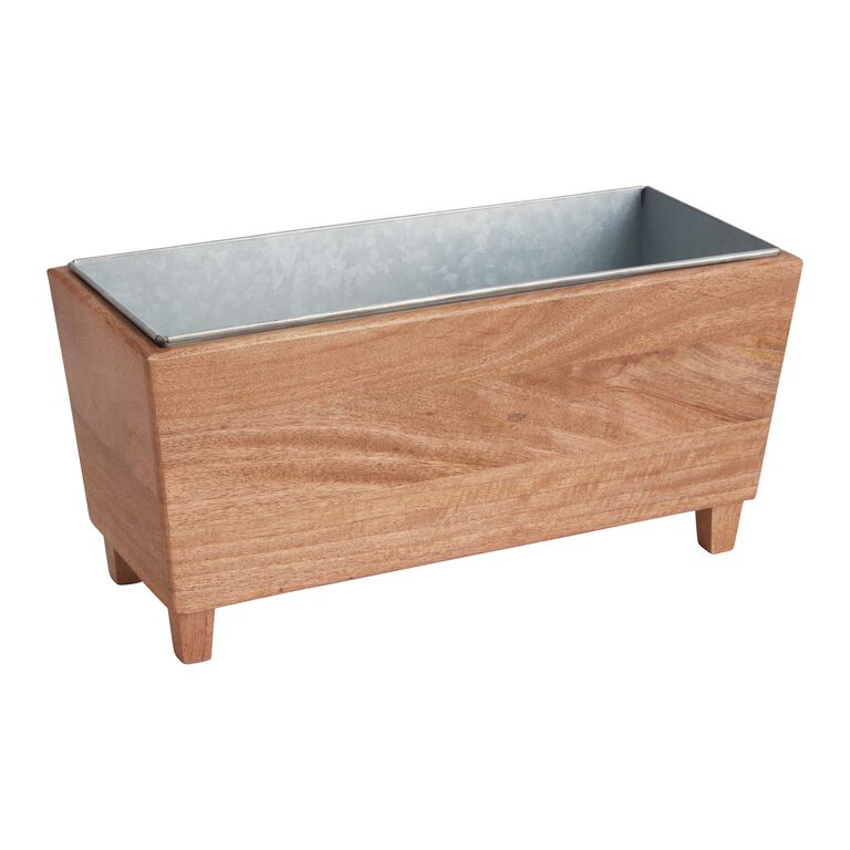 Wood Trough Wine Chiller image number 1