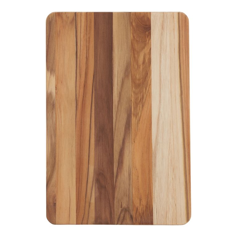 Teakhaus Small Edge Grain Wood Reversible Cutting Board image number 1