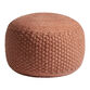 Round Braided Indoor Outdoor Pouf image number 2
