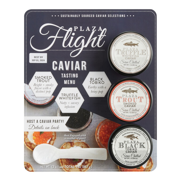 Plaza Flight Infused Caviar Tasting Trio 3 Pack image number 1