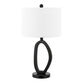 Thrale Black Resin Open Abstract Table Lamp image number 0