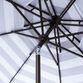 Striped Double Top Scalloped 9 Ft Tilting Patio Umbrella image number 3