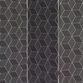 Kelvin Black and White Fabric Geo 3 Panel Folding Screen image number 2