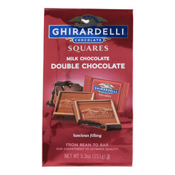 Ghirardelli Double Chocolate Milk Chocolate Squares Bag