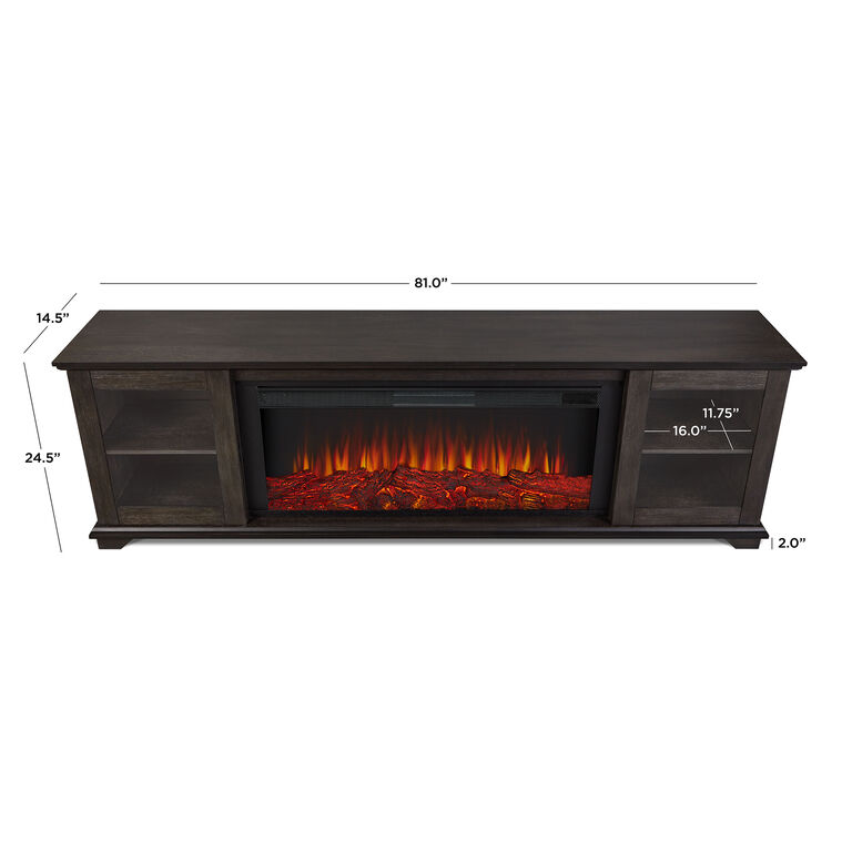 Winde Wood Electric Fireplace Media Stand image number 6