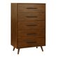 Fairbanks Tall Pecan Brown Ash Wood Dresser image number 0