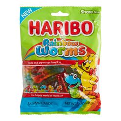 Haribo Rainbow Worms Gummy Candy