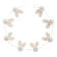 White Faux Fur Bunny Face Garland image number 1