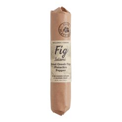 Hellenic Farms Vegan Fig Salami with Pistachios and Pepper