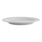Coupe White Porcelain Wide Rim Dinner Plate image number 2
