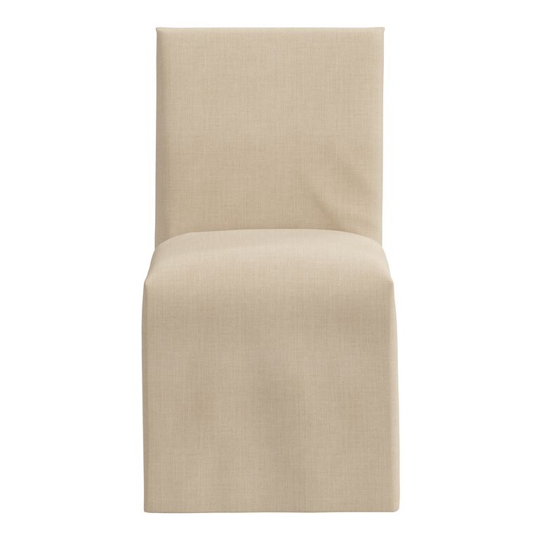 Landon Linen Slipcover Dining Chair image number 3